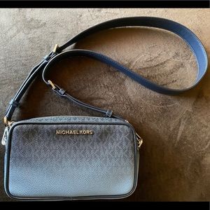 Michael Kors Connie Monogram Small Camera Bag